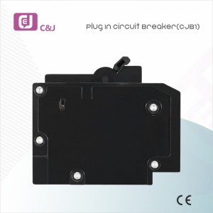 CJB1 18mm အကျယ် 1p+N ပလပ်အင် Circuit Breaker 6ka Single Phase