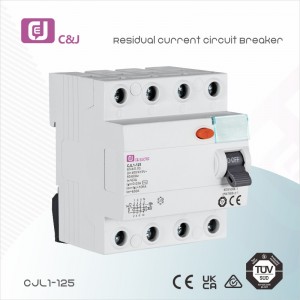 Interruptor de corrente residual CJL1-125 2P (RCCB)
