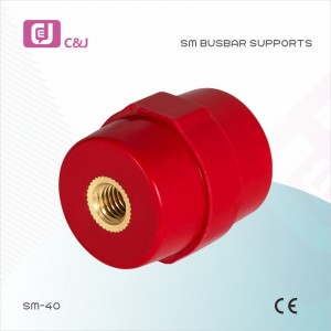 SM-40 Electrical Insulator Low Voltage Epoxy Resin Casting Busbar Insulator