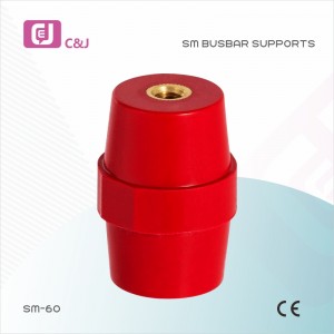 SM-60 E mamella Voltage 8mm Dia Thread 60mm High Busbar Insulator