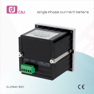 CJ194I-9X1 လျှပ်စစ် Cabinets Single Phase LED Display Current Meter စွမ်းအင်မီတာ