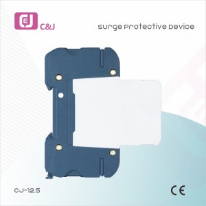 CJ-12.5 20ka 4p PV වර්ගය Solar SPD Surge Protection Device SPD