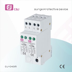 CJ-C40m 1.5ka 40ka Dispozitiv de protecție solară la supratensiune DC SPD pentru sistemul solar fotovoltaic