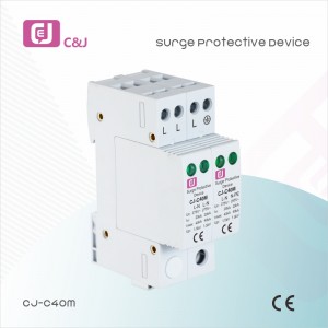 CJ-C40m 1.5ka 40ka Dispositivo de protección contra sobretensiones solares DC SPD para sistema solar fotovoltaico