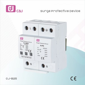 CJ-B25 2p 1.8kv Pluggable Single-Pole Surge Protection Device SPD