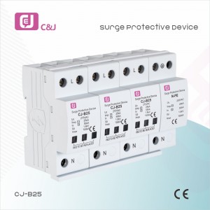 CJ-B25 4p 1.8kv Pluggable Multi-Pole Surge Device SPD