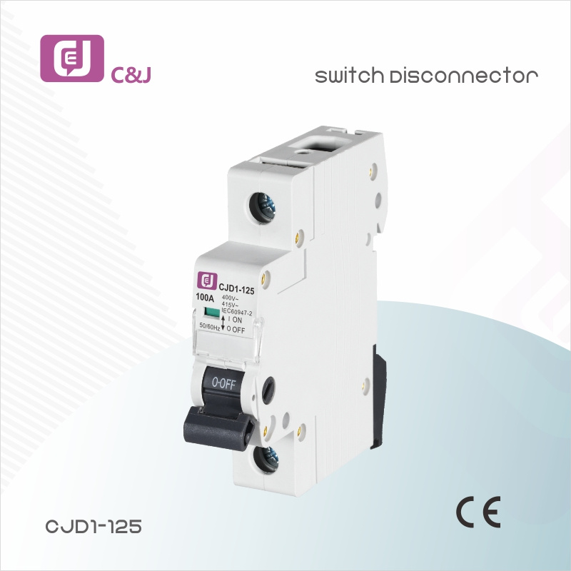 CJD1 1-4p Disconnector Isolating Switch 230/400V 100A Foto egosipụtara