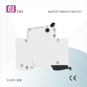 CJD1 1-4p डिस्कनेक्टर अलग गर्ने स्विच 230/400V 100A