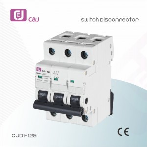 CJD1 1-4p ಡಿಸ್ಕನೆಕ್ಟರ್ ಪ್ರತ್ಯೇಕಿಸುವ ಸ್ವಿಚ್ 230/400V 100A