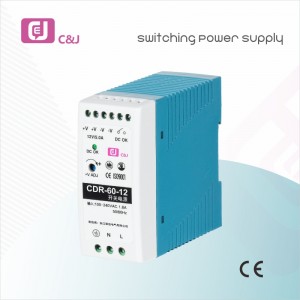 CDR-60-12 Isolated DIN Rail SMPS Single Output Plastic Enclosure Switching Power Supply