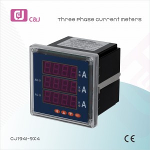 CJ194I-9X4 Smart Electric Measuring Instrument Ekolu Phase Current Panel Meter