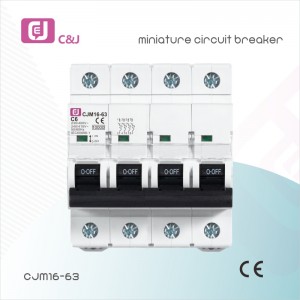 CJM16 1-4P Domowy wyłącznik MCB 1-4p AC230 / 400V z CE