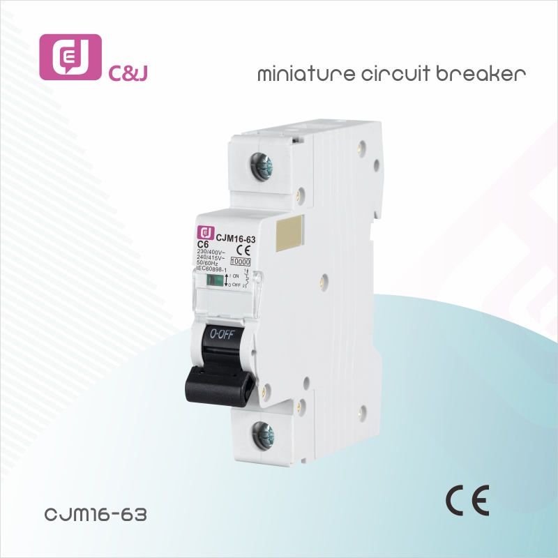 CJM16 1-4P Бытавой аўтаматычны выключальнік MCB 1-4p AC230/400V з CE