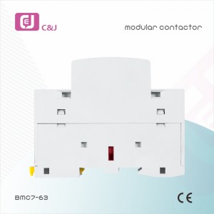 Suministro de fabricación BMC7-63 4P 63A Contactor doméstico AC DC Contactor modular