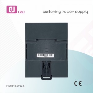 HDR-60-24 Висококвалитетна топла распродажба 60W DIN Rail Индустриско напојување со единечен излез