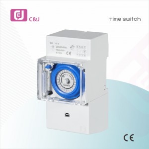 Sul180d 24h DIN Rail Electronic Mechanical Timer 15 Menit Program Harian Time Relay Switch