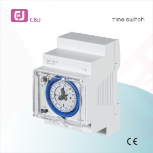 Sul181h 24h Mekanisk Timer Switch Relä Elektrisk Programmerbar Timer DIN Rail Timer Switch