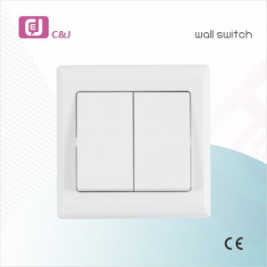 EU Standard Wall switch 1 Gang Electrical Power Light Switch Control na may Indictor