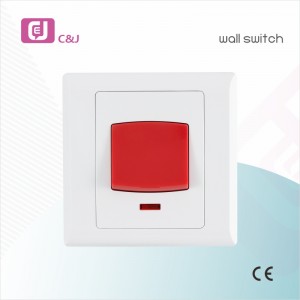 86 × 86 1 Gang Electric Light Wall Switch le Socket