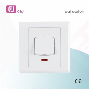 EL-i standardne seinalüliti 1 elektrilise toitelüliti juhtlamp indikaatoriga