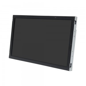 Žurnāla brošūra atvērta rāmja IR LCD kiosks 21,5 collu interaktīvs skārienekrāna LCD ekrāns
