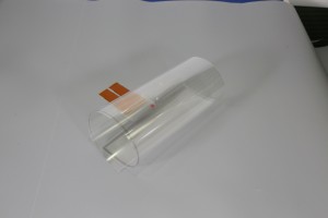 ओईएम 22 इंच उच्च गुणवत्ता वाले सीजेटच टर्मिनल प्रोजेक्शन, टच फ़ॉइल के साथ पारदर्शी ग्लास इंटरैक्टिव टच कियोस्क