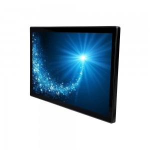 27 Tuŝekrana monitoro Alta heleca industria LCD-ekrano