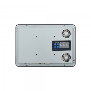 اقتصادي صنعتي IP65 فليٽ 10.1 انچ ڪنٽرولبل درجه حرارت ٽچ اسڪرين مانيٽر POS سسٽم ٽرمينل DC 12V LCD ٽچ ڊسپلي لاءِ