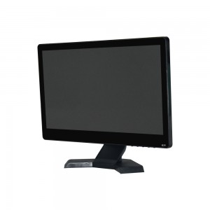 15,6-calowy monitor stacjonarny z płaskim ekranem, pojemnościowy, 10-punktowy, dotykowy, wodoodporny i wandaloodporny