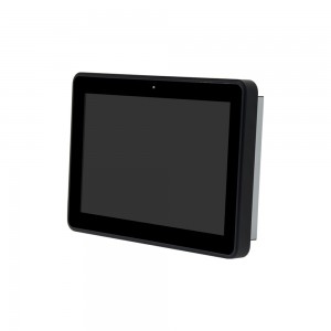 Ekonomik Endistriyèl IP65 Flat 10.1 Pous Kontwole Tanperati Touch Screen Monitor pou POS Sistèm Tèminal DC 12V LCD Touch Display