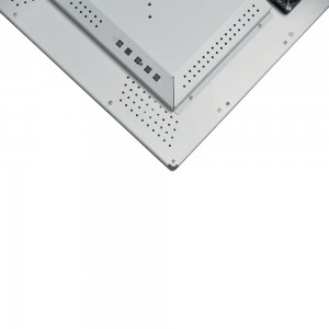 19 tums armsystem som stöds Kontrollpanel Monitor Kapacitiv pekskärm IP65 Vattentät och dammtät LCD-skärm Fribärande panelmonitor