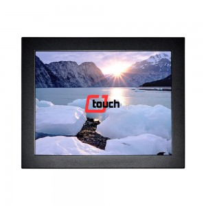 12.1 လက်မ CJtouch သတ္တုဘောင် နံရံတွင် ထည့်သွင်းထားသော Mount Lcd Lcd Display အထွေထွေ အဖွင့်ဘောင် 21.5 27 43 လက်မ Ir Touch Screen Monitor