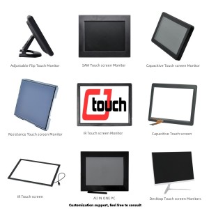 8 Pannello touch resistivo a 24 pollici del touch screen a 4 cavi per lo schermo LCD da 8 pollici 800×600 Tft