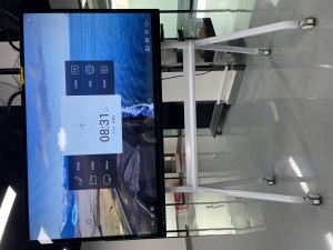 Igicuruzwa 65 Inch Windows POS Terminal Yukuri Flat Touch Monitor P-CAP ikora kuri mudasobwa imwe-imwe