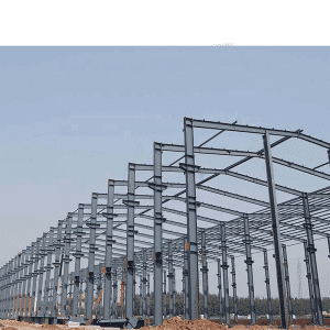 Galvanized Steel Structure Warehouse large span workshop prefabricated building low cost steel frame industrial shed