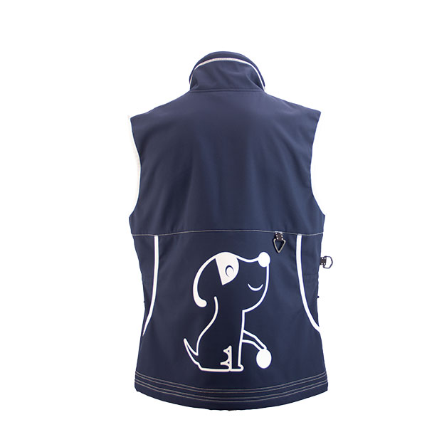 Outdoor dog trainer gear men softshell vest