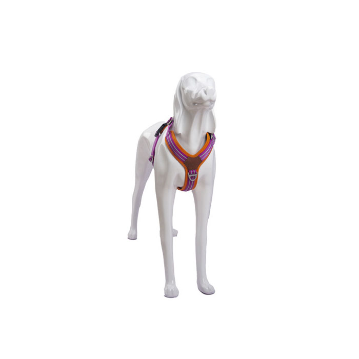 Pet apparel safety gear reflective dog harness