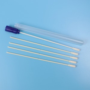 15mm ABS Stick Foam Tip Sterile Medical Throat Oral Swab VTM Kit