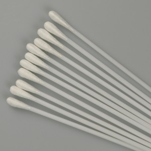 Reliable Supplier Flocked Tapered Swab - Individual Wrapped White PS Stick Rayon Swab EO Sterile Oral Specimen Collection Swab – Kangfutai
