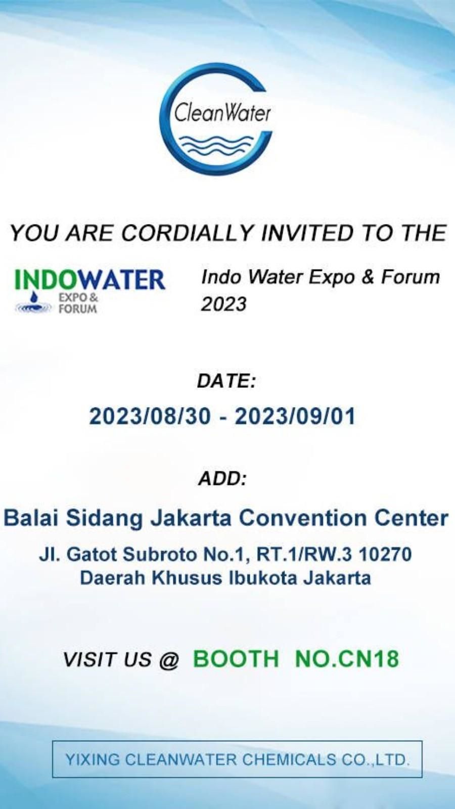Ang Indo Water Expo & Forum hapit na moabut