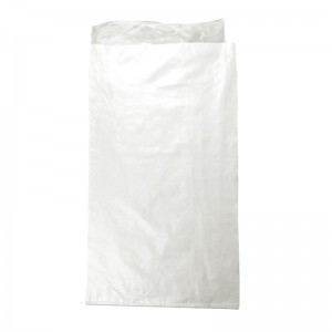 Venda de fàbrica a la Xina, bossa teixida de plàstic blanc de venda calenta per a l'embalatge de blat/arròs, etc