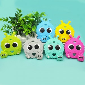 Food grade hairball monster baby sooth Silicone focal Mikanda