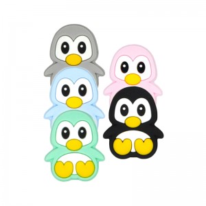 Perles focales de pingouin mignon de nouvelle conception pour la fabrication de stylo