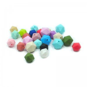 စိတ်ကြိုက်လက်လုပ် DIY ဆက်စပ်ပစ္စည်းများ Food Grade Silicone Teething Baby Beads