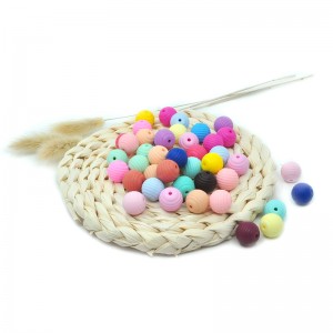 Wholesale bpa yemahara Striped Round Ball Beads yeJewelry Making
