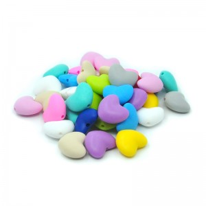 Бэйби Chew бозича ҳассос барои кӯдакон Teething Beads силикон маҳтобӣ