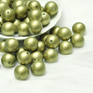 Kereiti ea lijo Ho kolla menoana Silicone Metallic gold Beads for pens