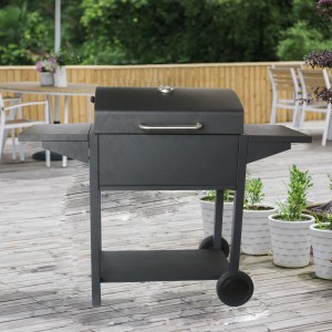Large area charcoal bbq grill