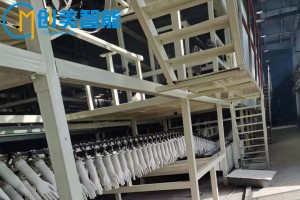 PVC glove production line