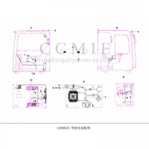 12390225 Cab assembly drawing